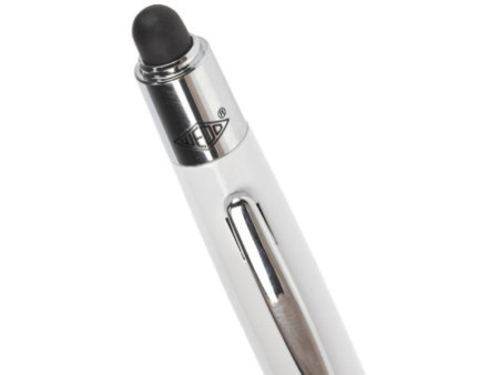WEDO Stylet 2 en 1 Pioneer Mini, très brillant, blanc