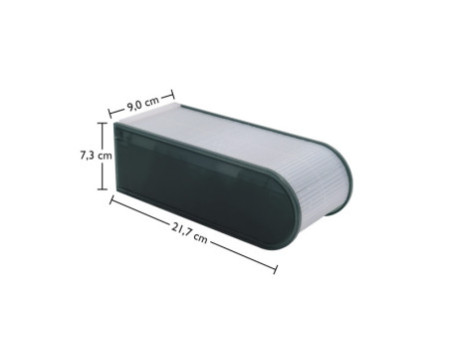 WEDO Fichier éducatif A8 paysage, 100 fiches, gris