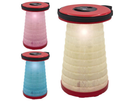 WEDO Tabouret télescopique SITTOGLOW, en plastique, rouge