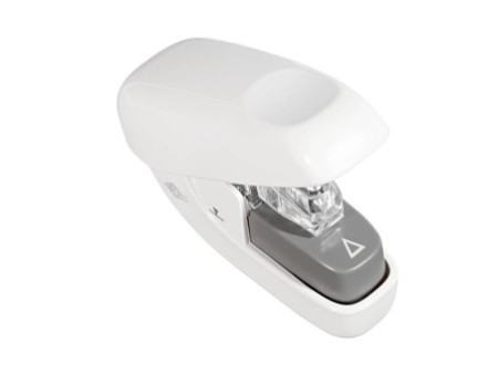 WEDO Mini agrafeuse sans agrafes, capacité: 5 feuilles,blanc