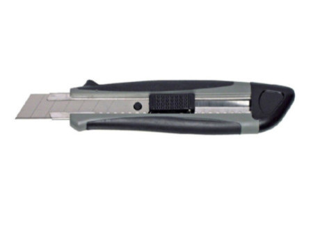MAUL Cutter avec poignée caoutchouté, 18 mm