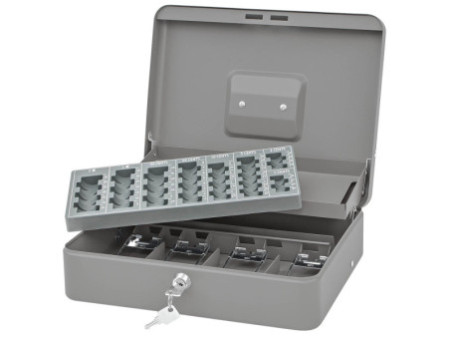 WEDO Caisse à monnaie standard PLUS, gris