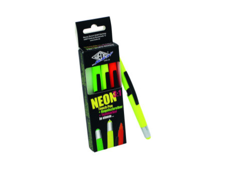 WEDO Stylet 3-en-1 FLUO, étui de 4