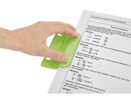 WEDO Perforateur de poche, capacité: 3 feuilles, vert ICE