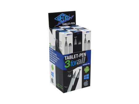 WEDO Stylet 'Universel 3-en-1', présentoir de 12