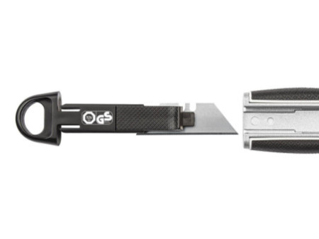 WEDO Cutter pour gauchers, lame trapèze, noir/argent