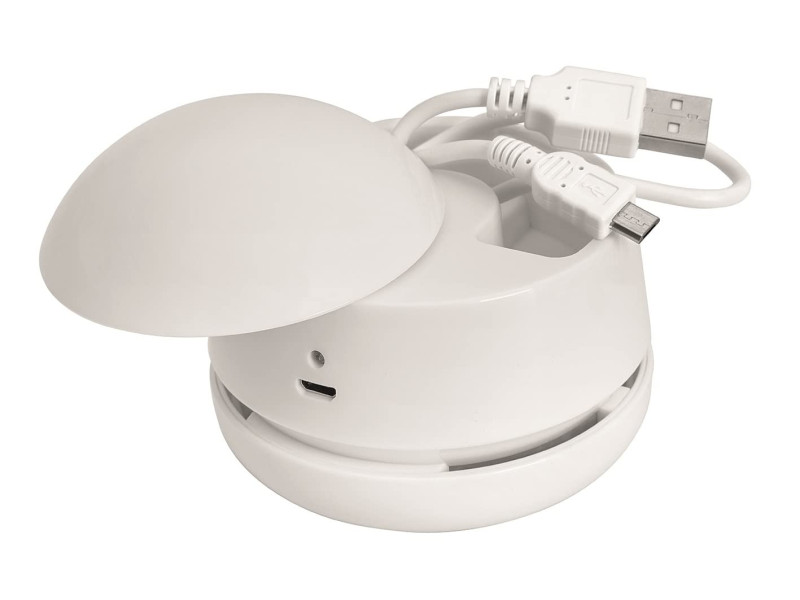WEDO Mini-aspirateur de table W2D2, rechargeable, blanc