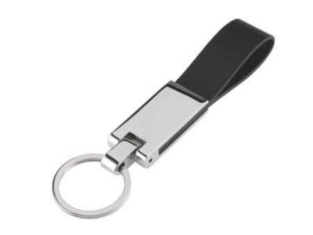WEDO Porte-clé 'STYLE', combinaison de cuir et de métal
