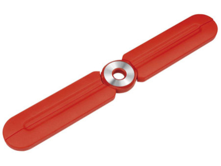 WEDO Dessous de plat design en silicone, pliable, rouge