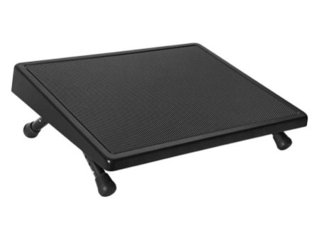 WEDO Repose-pieds EDV, hauteur réglable, noir RAL 9005