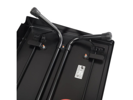 WEDO Repose-pieds EDV, hauteur réglable, noir RAL 9005