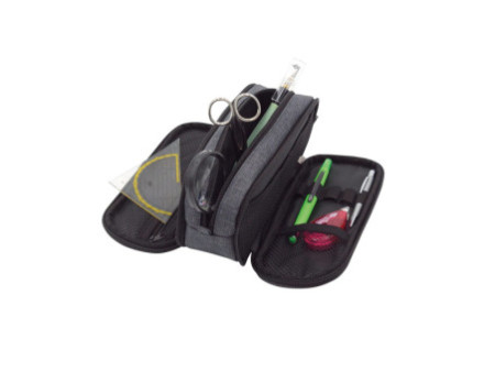 WEDO Trousse College, polyester, gris