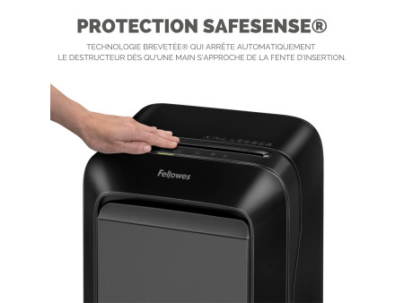 Fellowes Destructeur de documents Powershred LX 211, noir