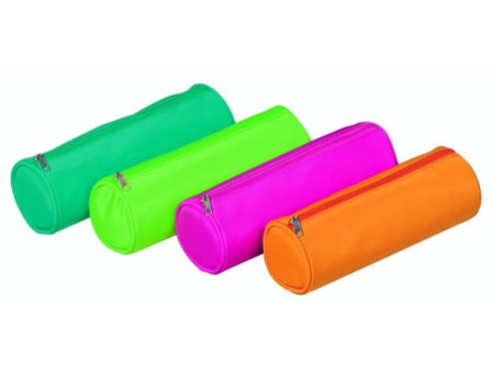 PAGNA trousse ronde tendance, en nylon, rose foncé