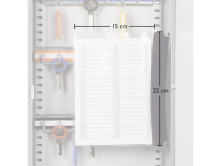 WEDO Armoire pour clés avec serrure électrique, pour 32 clés