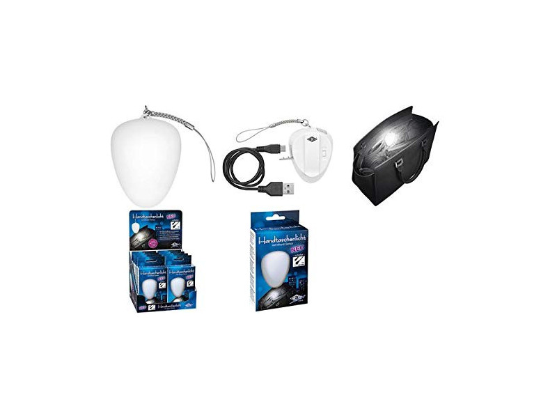 WEDO Lampe LED rechargeable pour sac à main, présentoir de 8