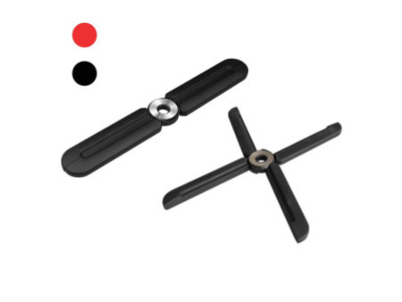 WEDO Dessous de plat design en silicone, pliable, noir