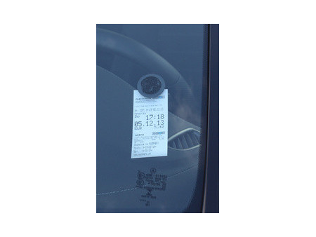 WEDO Support ticket de stationnement, noir