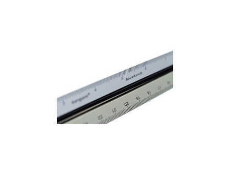 kangaro Échelle de réduction Architecte, aluminium, 300 mm