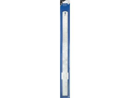 kangaro Règle en métal, inox, 450 mm