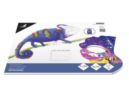 kangaro Palette pelable, 36 feuilles, 230 x 305 mm, blanc