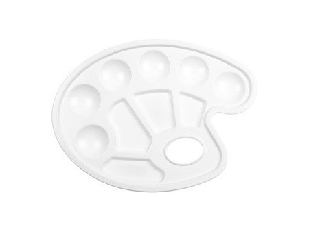 kangaro Palette de peinture, plastique, ovale, 230 x 170 mm