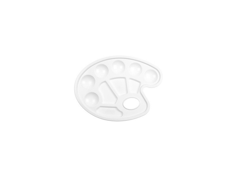 kangaro Palette de peinture, plastique, ovale, 230 x 170 mm
