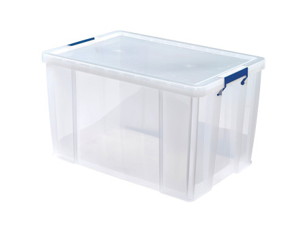 Fellowes Boîte de rangement ProStore, 85 litres, transparent