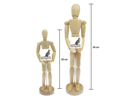 kangaro Mannequin articulé, hauteur: 200 mm, neutre