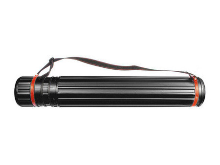 kangaro Tube à dessin, PP, diamètre: 125 mm, noir
