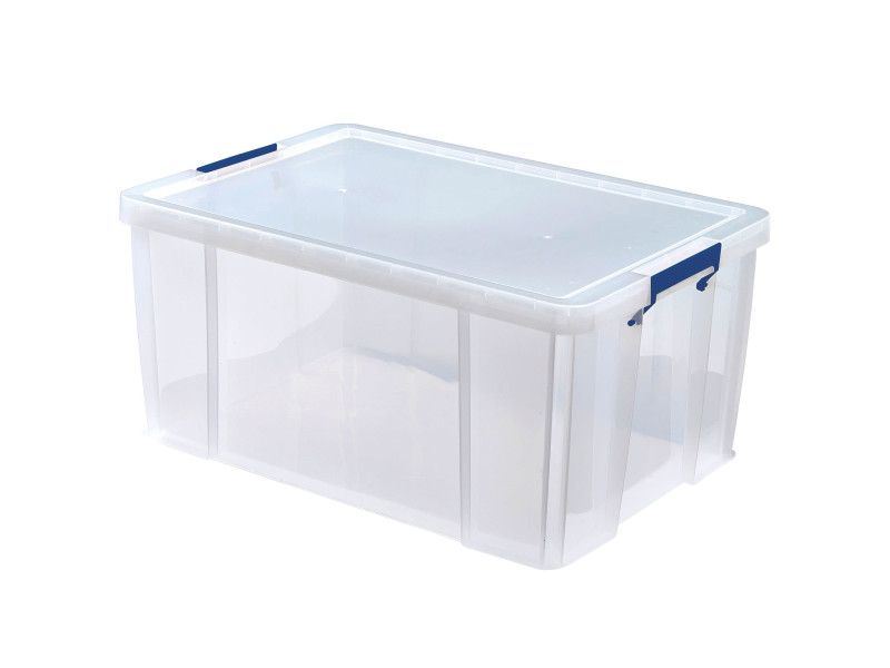 Fellowes Boîte de rangement ProStore, 70 litres, transparent
