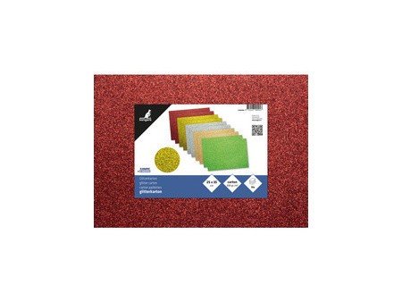 kangaro Carton pailleté, 250 x 350 m, assorti en 10 couleurs