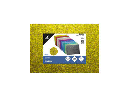 kangaro Carton pailleté, 250 x 350 m, assorti en 5 couleurs