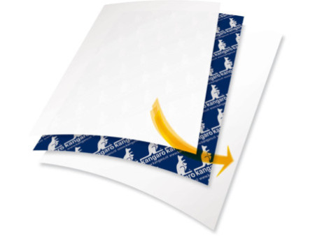 kangaro Papier carbone, A4, 10 feuilles, bleu