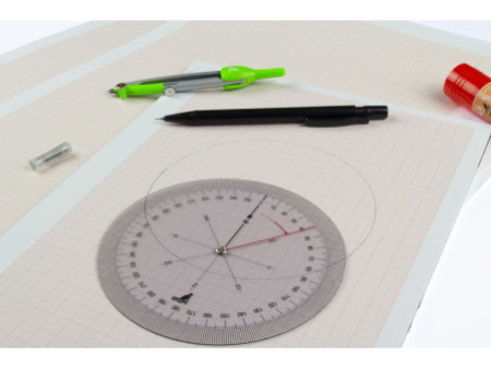kangaro Bloc de papier millimétré, A3, 80 g/m2, 25 feuilles