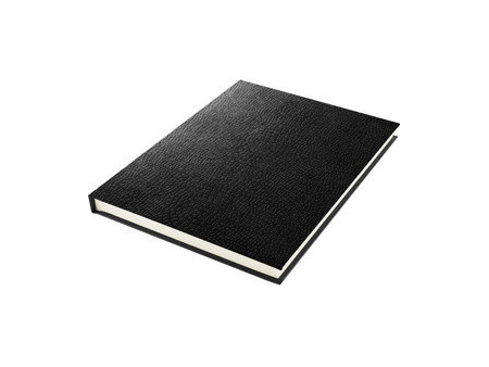 kangaro Cahier de croquis, A4, aspect peau de serpent, noir