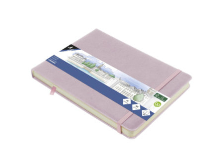 kangaro Cahier de croquis, couverture PU rigide, A5, lilas