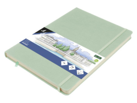 kangaro Cahier de croquis, couverture PU rigide, A4, menthe