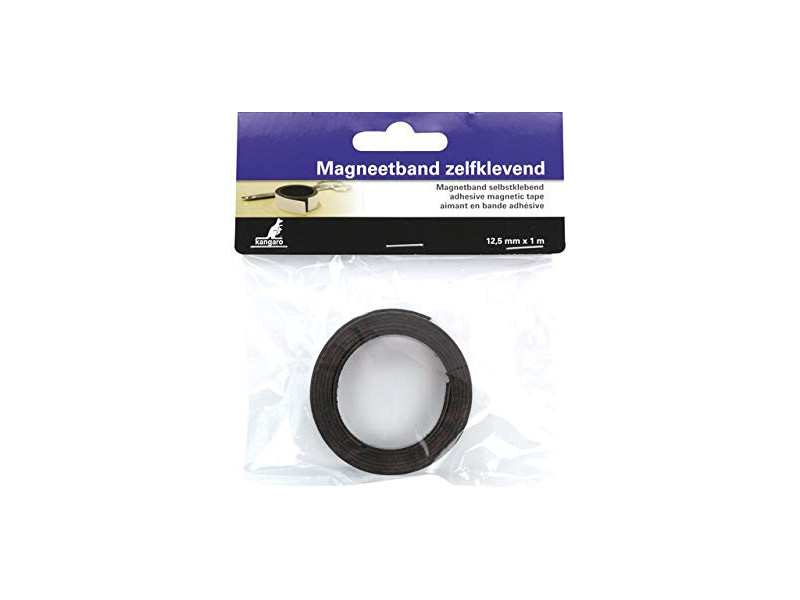 kangaro Ruban magnétique, 12,5 mm x 1 m, blanc