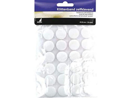 kangaro Pastille auto-agrippante, diamètre: 20 mm, blanc