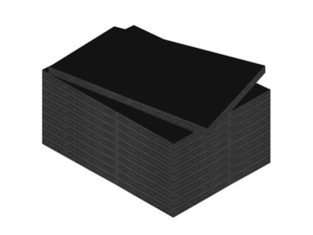 kangaro Carton plume, A4, épaisseur: 10 mm, noir