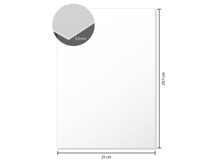 kangaro Carton plume, A4, épaisseur: 3 mm, blanc