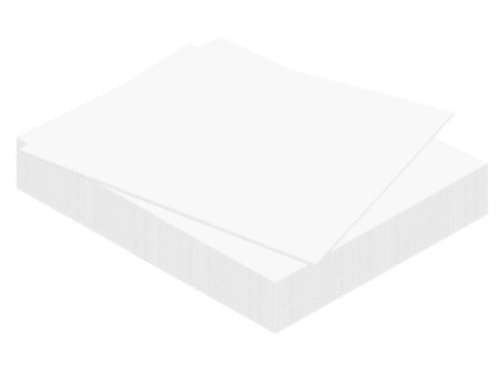 kangaro Carton plume, 500 x 700 mm, épaisseur: 3 mm, blanc