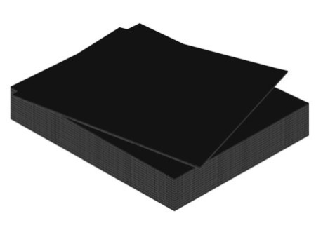 kangaro Carton plume, 500 x 700 mm, épaisseur: 3 mm, noir