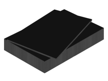 kangaro Carton plume, A3, épaisseur: 5 mm, noir