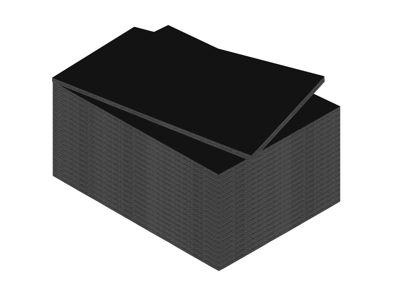 kangaro Carton plume, A4, épaisseur: 5 mm, noir