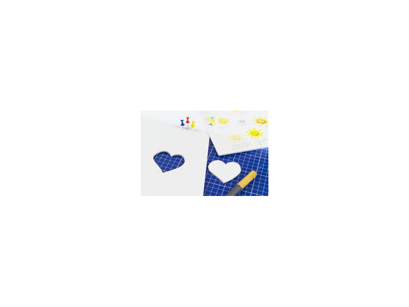 kangaro Carton plume, 700 x 1.000 mm, épaisseur: 3 mm, blanc