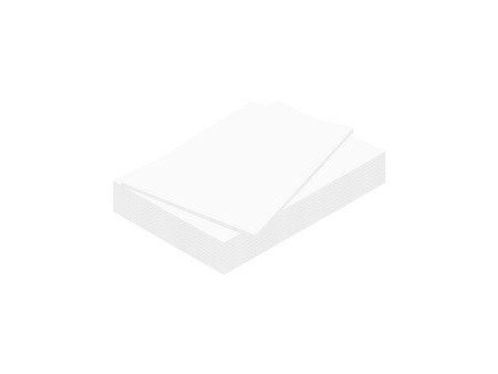 kangaro Carton plume, 700 x 1.000 mm, épaisseur: 5 mm, blanc