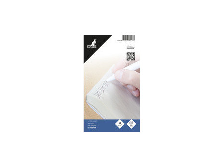 kangaro Bloc-notes, 67,5 x 110 mm, uni, 100 feuilles