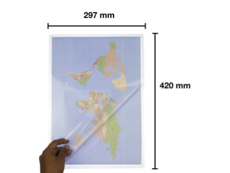 kangaro Pochette de plastification, A3, 160 microns